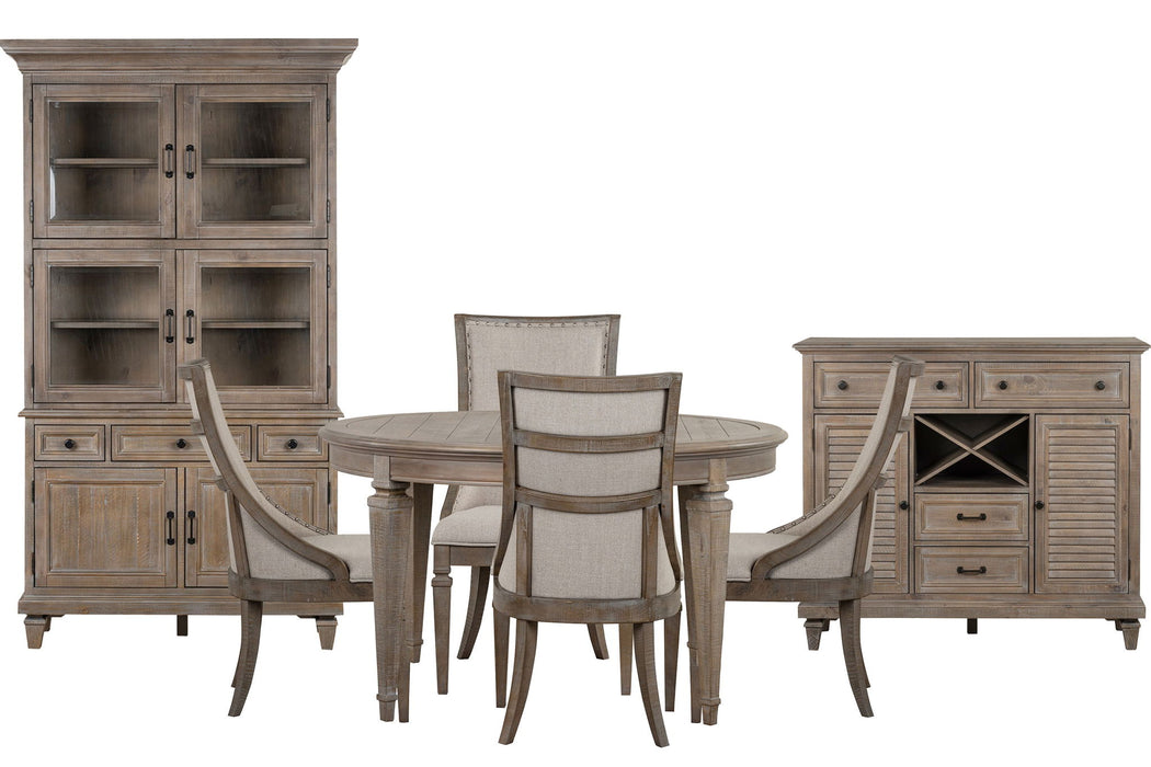 Lancaster - Extendable Round Dining Table Set