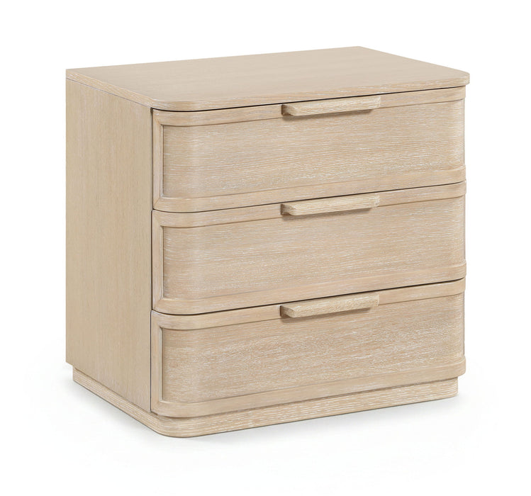 Tiberio - Oak Veneer And Solid Wood Nightstand