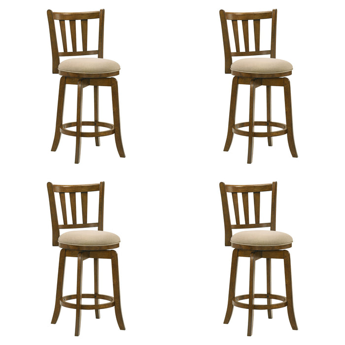 Wren - Modern Farmhouse Swivel Wood Counter Height Kitchen Bar Stool