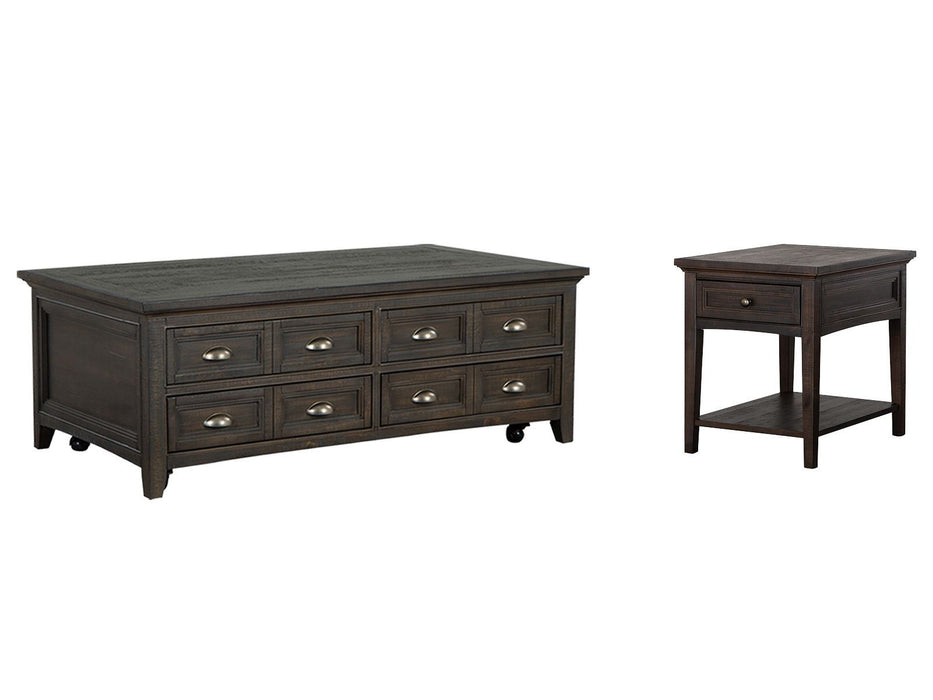 Westley Falls - Lift Top Storage Cocktail Table Set