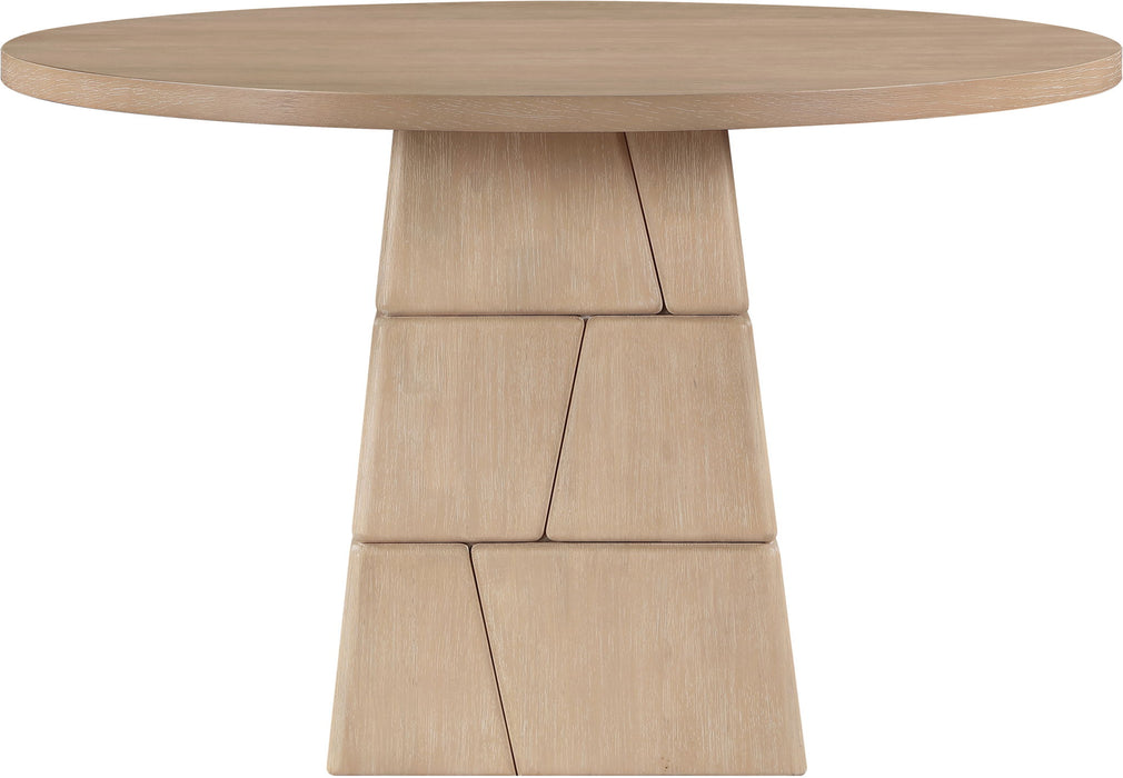 Tavio - 48" Oak Veneer And Solid Wood Dining Table