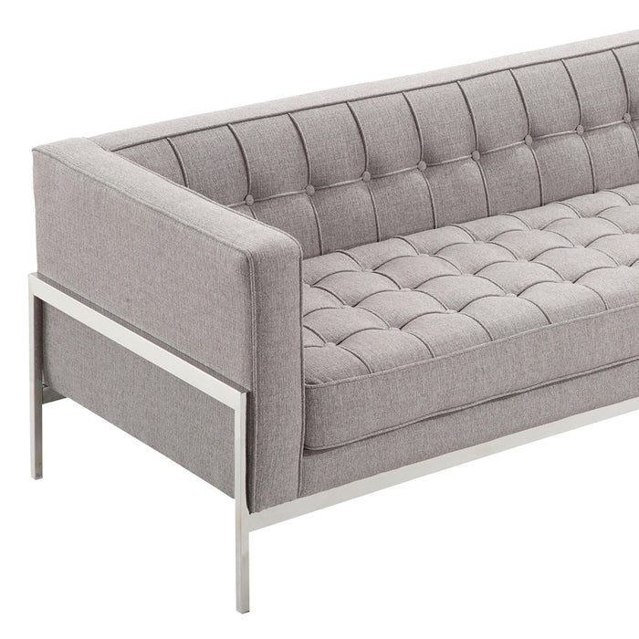 Andre - Contemporary Sofa - Gray Tweed