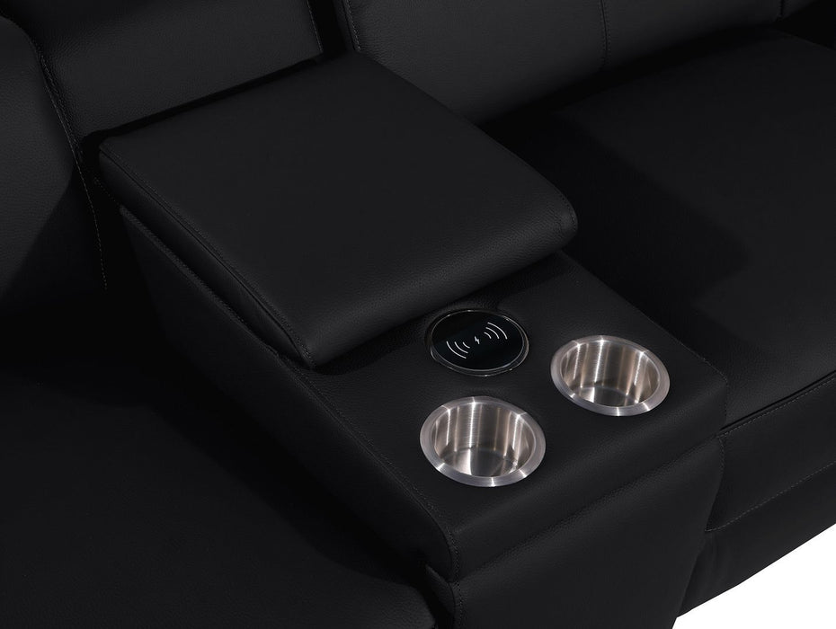 1246 - Console Loveseat With Power Headrest
