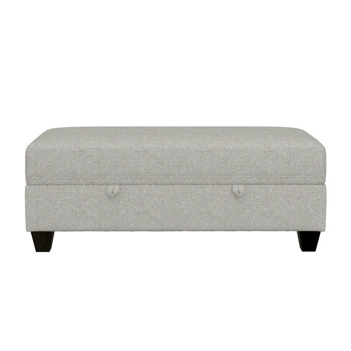 Dawson - Storage Ottoman - Pebble Gray
