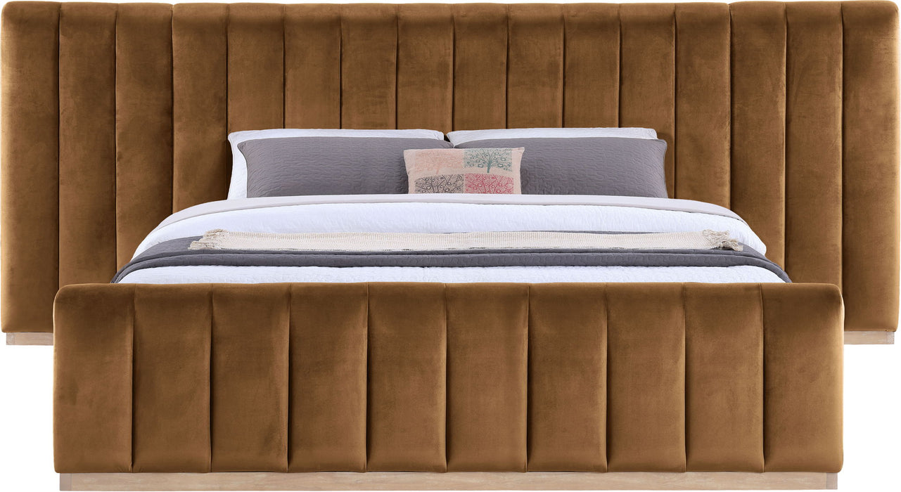 Amara - Velvet Upholstered Bed