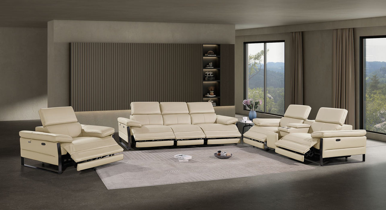 1246 - Modular Power Triple Reclining Sofa, Console Loveseat, And Chair Set With Power Headrests
