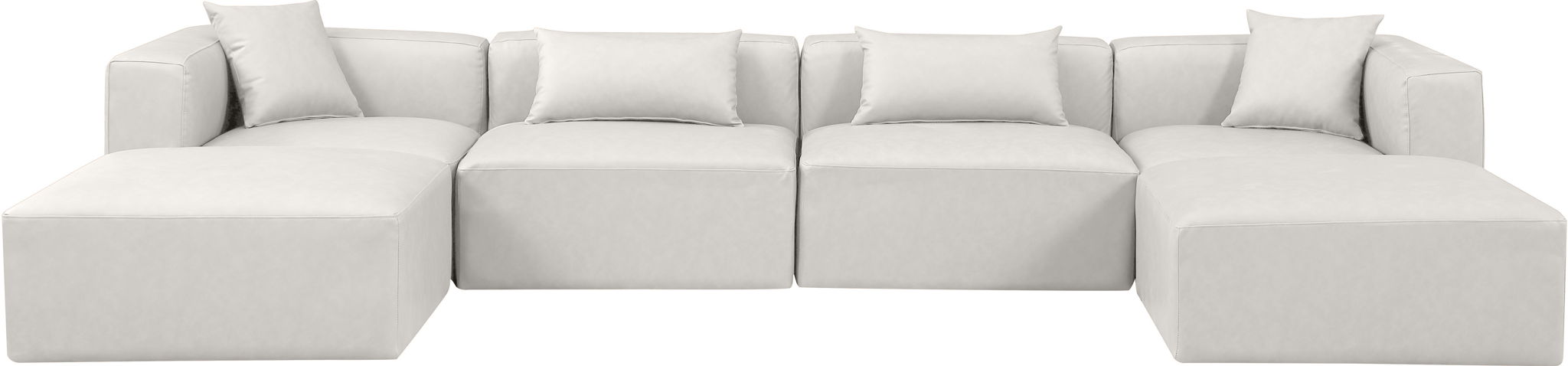 Cube - 6 Piece Modular Double Chaise Sectional