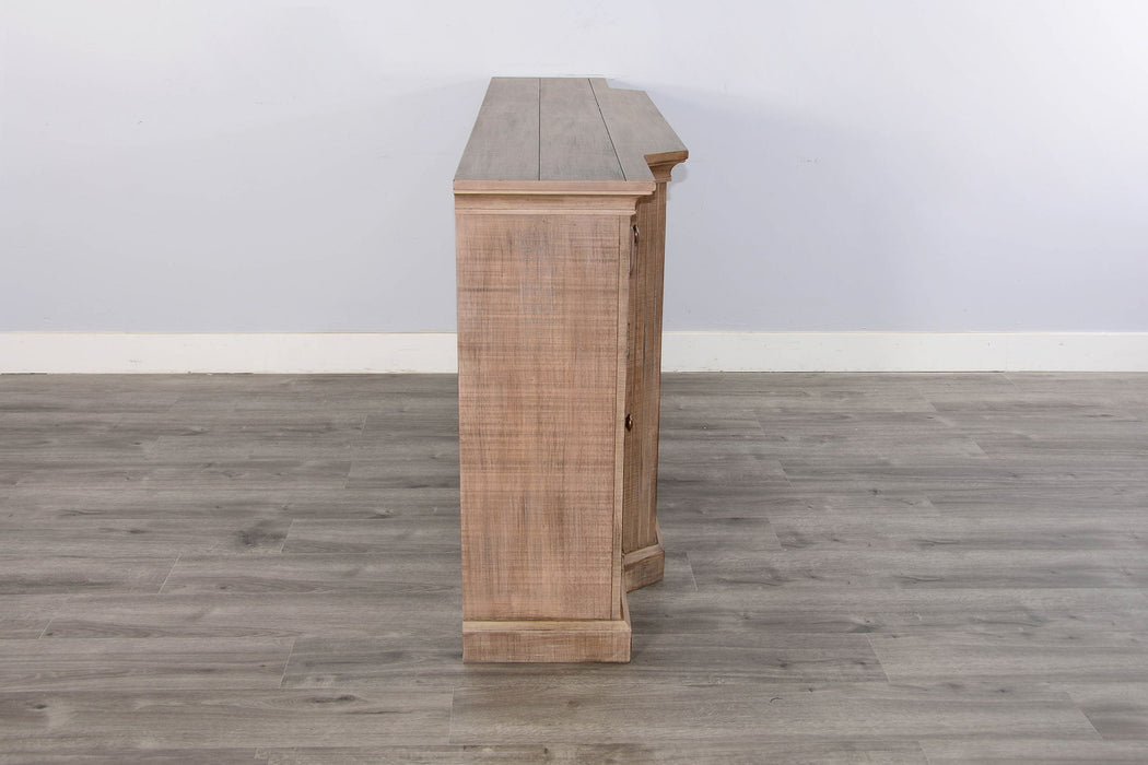 72" Console With Electric Fireplace