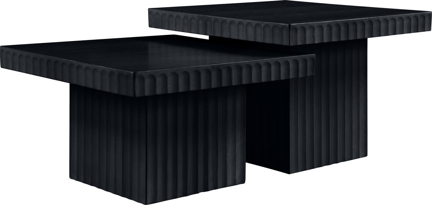 Spencer - 15" Oak Veneer 2 Piece Coffee Table