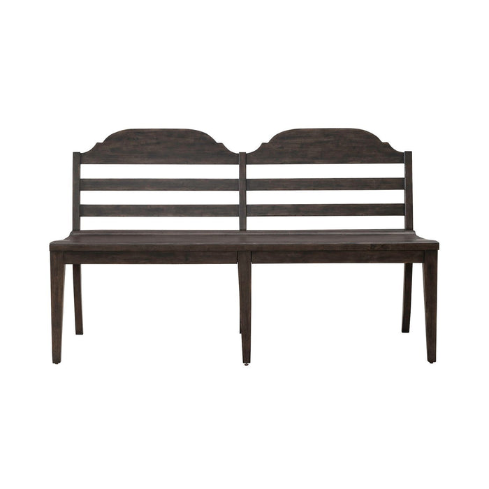 Paradise Valley - Ladder Back Bench (RTA) - Dark Brown