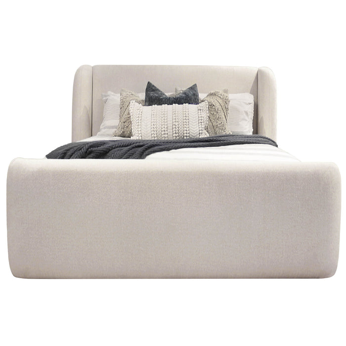 Shiloh - Wingback Upholstered Bed