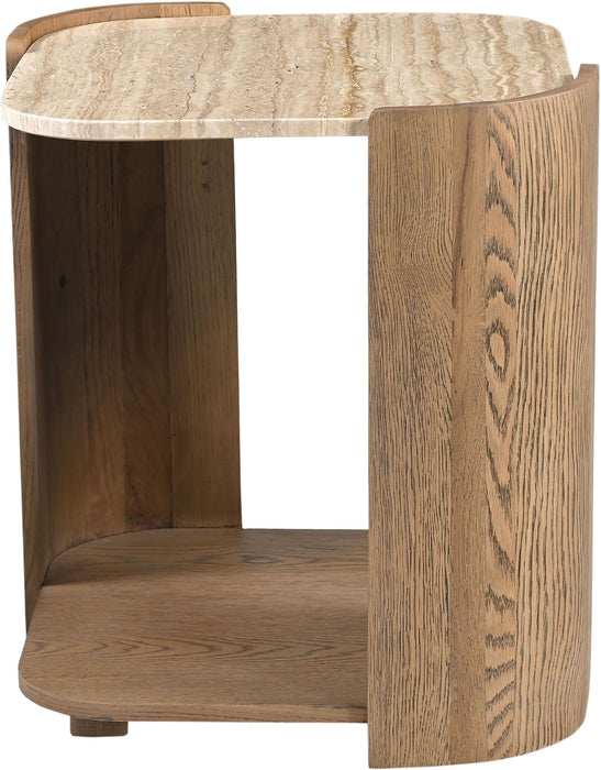 Calabria - Marble And Oak Wood Table