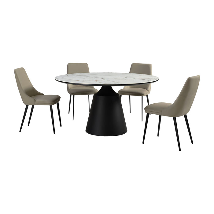 Knox Genesis - Dining Set Stone Top And Chairs