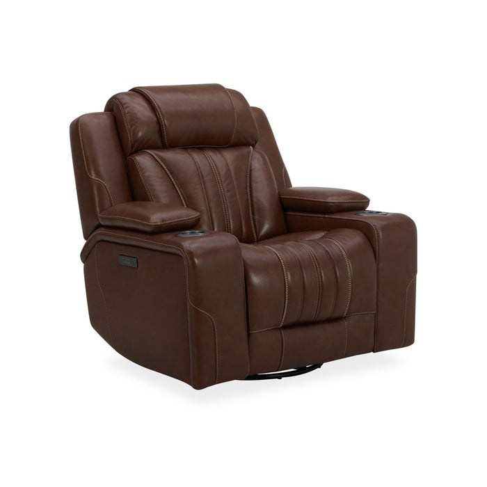 Caswell - Swivel Glider Recliner P2 - Brown