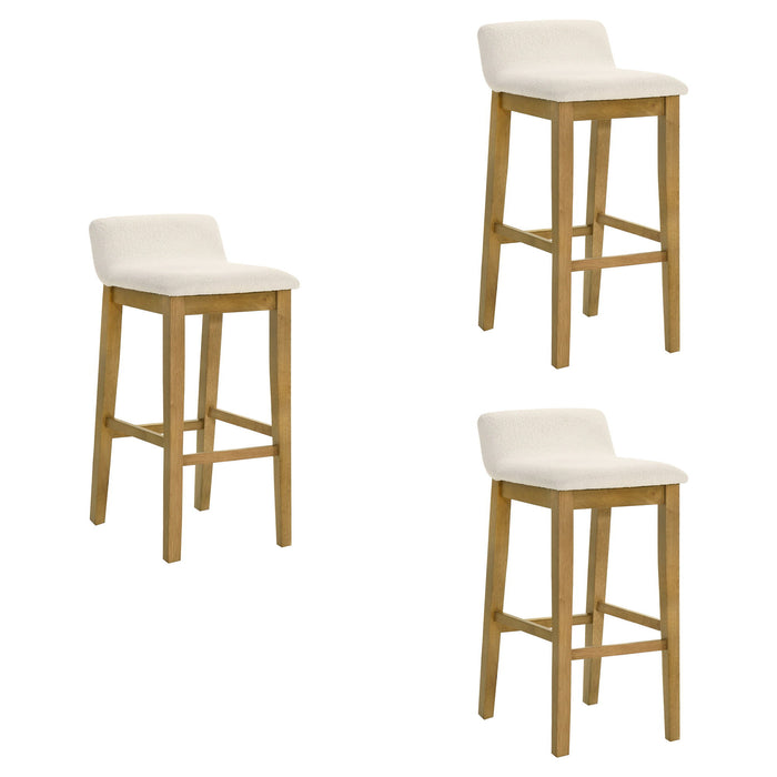 Annikah - Modern Transitional Wood Bar Height Kitchen Bar Stool