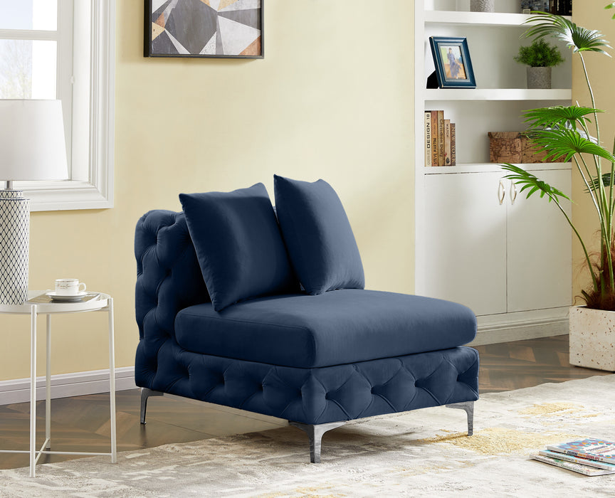 Tremblay - Armless Chair - Navy