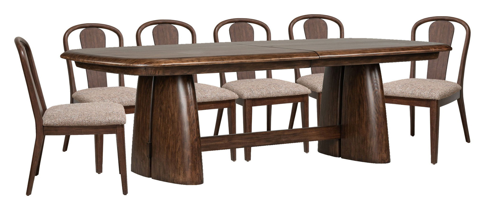 Belville - Extendable Trestle Dining Table Set
