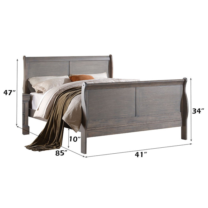 Louis Philippe III - Bed (FB 34"H)