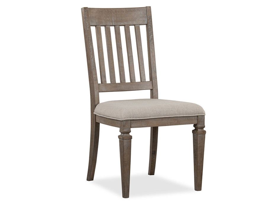 Lancaster - Dining Side Chair With Upholstered Seat (Set of 2) - Dovetail Gray