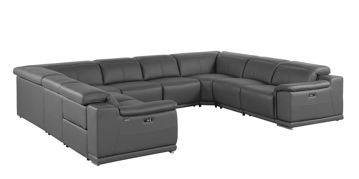 9762 - 8-Piece U-Shaped Sectional Sofa With 4 Power Recliners