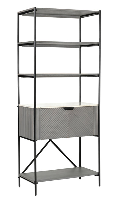 Nebulous - One Drawer Etagere (2 Cartons) - Gray / White