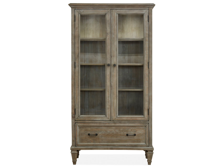 Lancaster - Door Bookcase - Dove Tail Gray