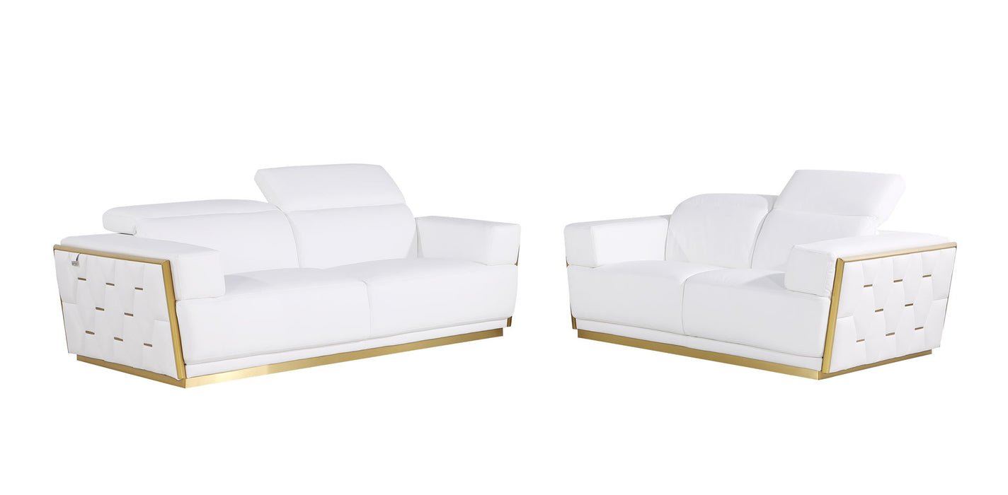 1111 - Leather Living Room Set