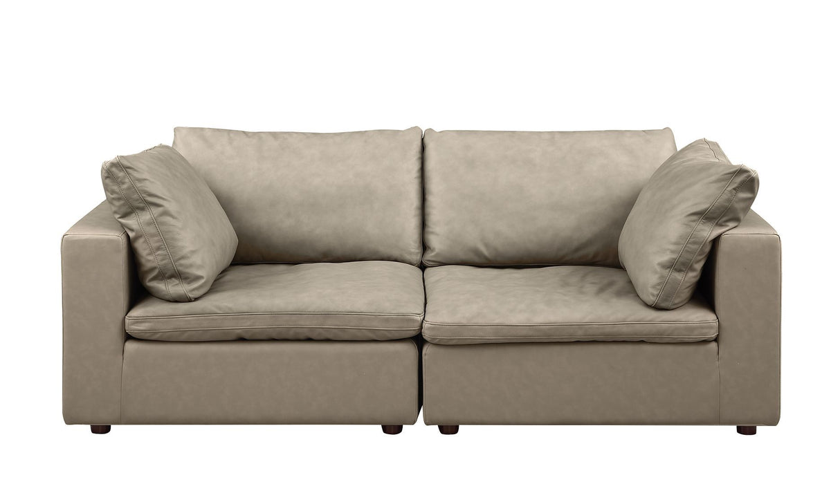 1100 - Modular Loveseat (Top-Grain Italian Leather)