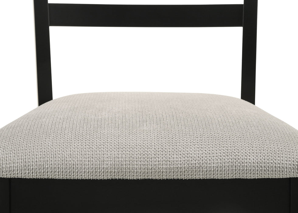 Folio - Side Chair (Set of 2) - Black / Gray