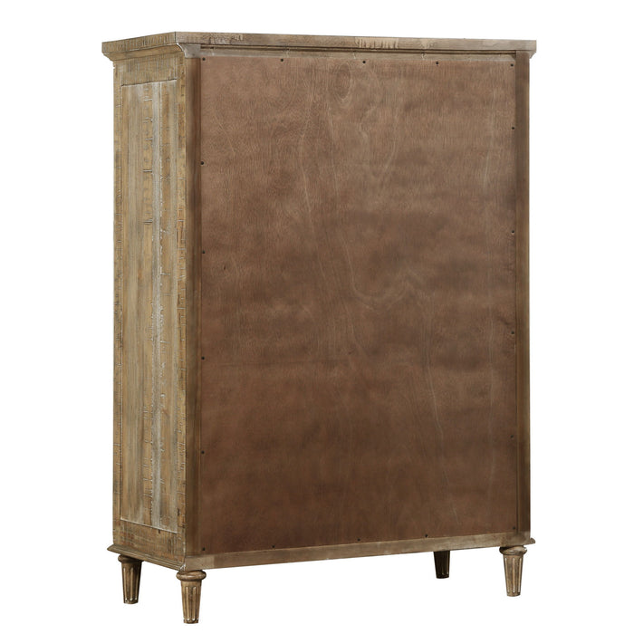 Interlude - 5-Drawer Chest - Sandstone Buff