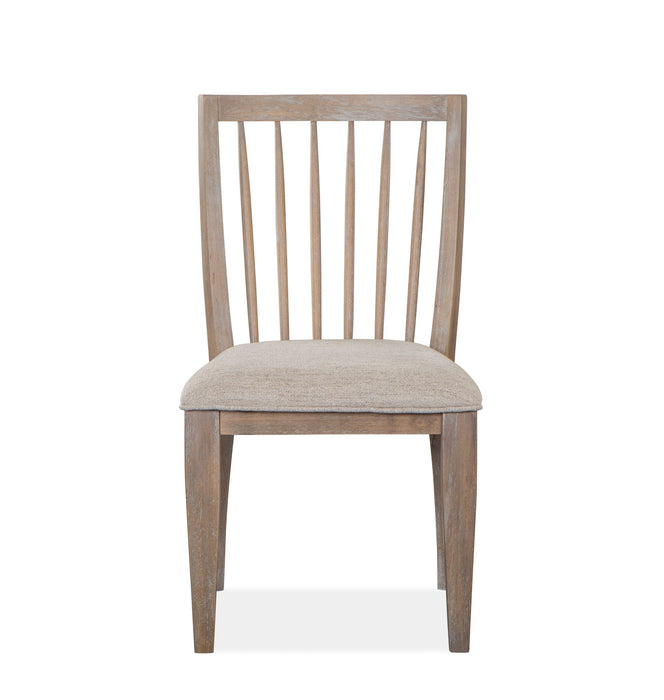 Ainsley - Dining Side Chair With Upholstered Seat (Set of 2) - Cerused Khaki