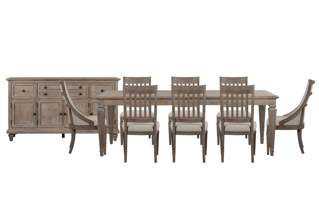 Lancaster - 10 Piece Extendable Rectangular Dining Table Set