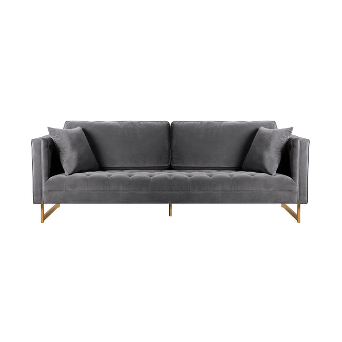 Lenox - Modern Sofa With Brass Legs