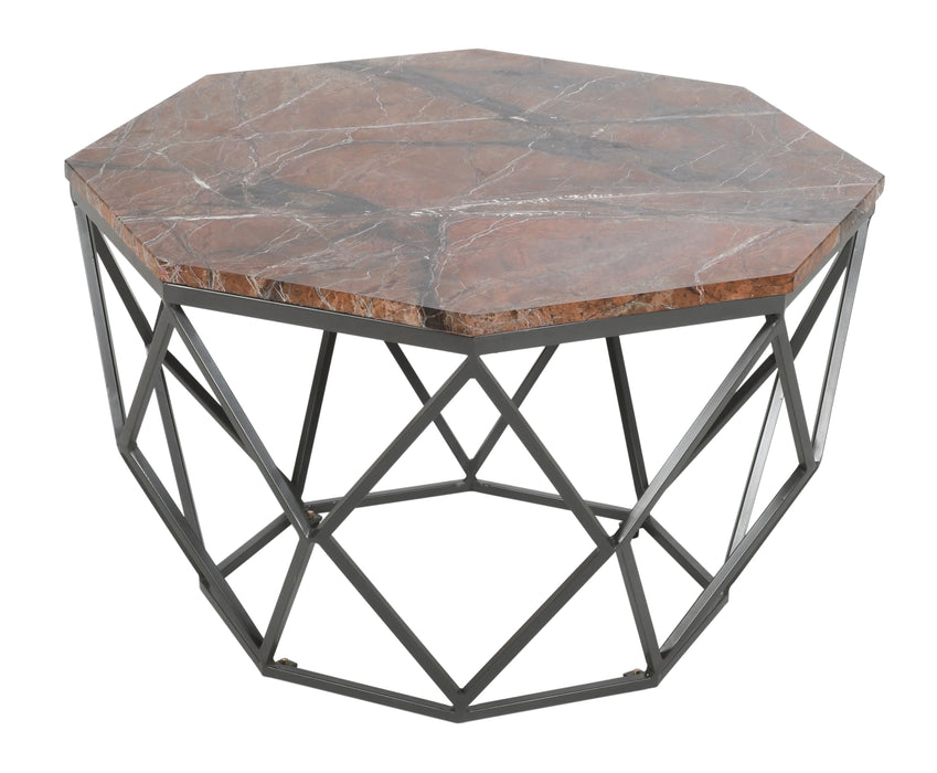 Coronado - Octagonal Cocktail Table - Earthtones / Gray