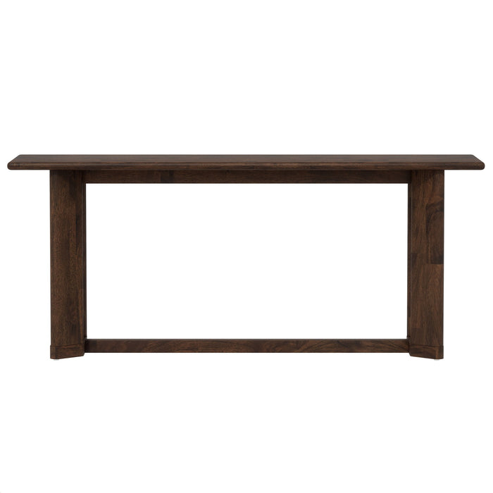 Ronan - Gathering Height Bench - Rich Brown