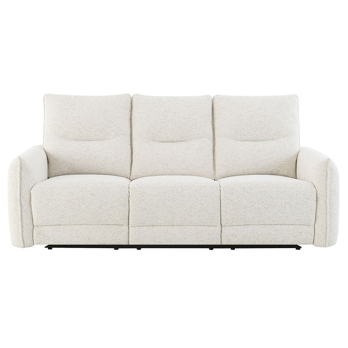 Lalisa - Power Motion Sofa With USB Port - Cream Chenille
