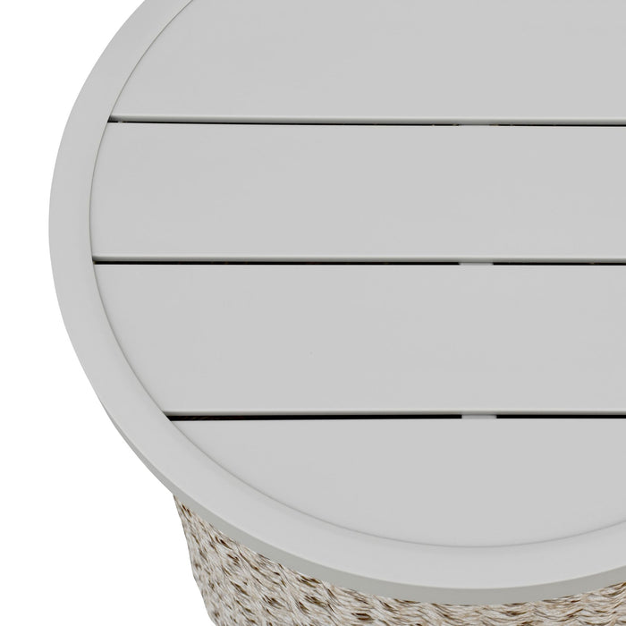 Pavilion - Round Outdoor End Table - Natural