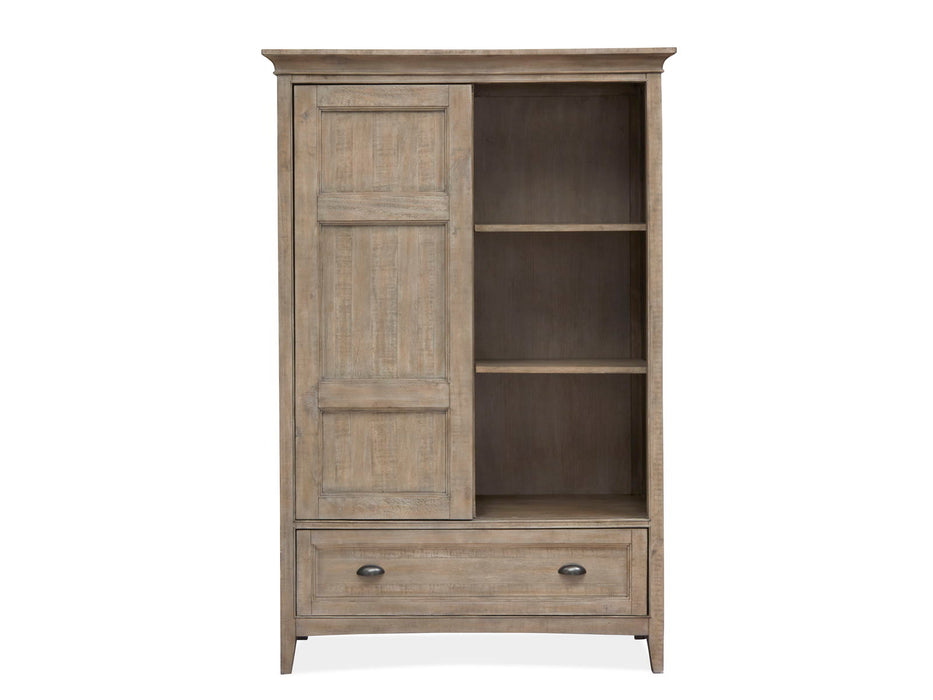Paxton Place - Wood Door Chest - Dove Tail Gray