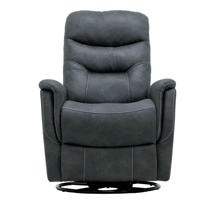 Danyon - Swivel Gliding Recliner - Charcoal Gray