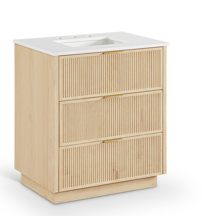 Willard - Engineered Stone And Solid Wood Bathroom Vanity