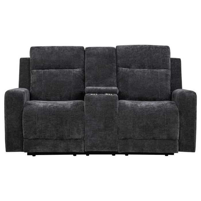 Kennett - Chenille Upholstered Power Reclining Loveseat
