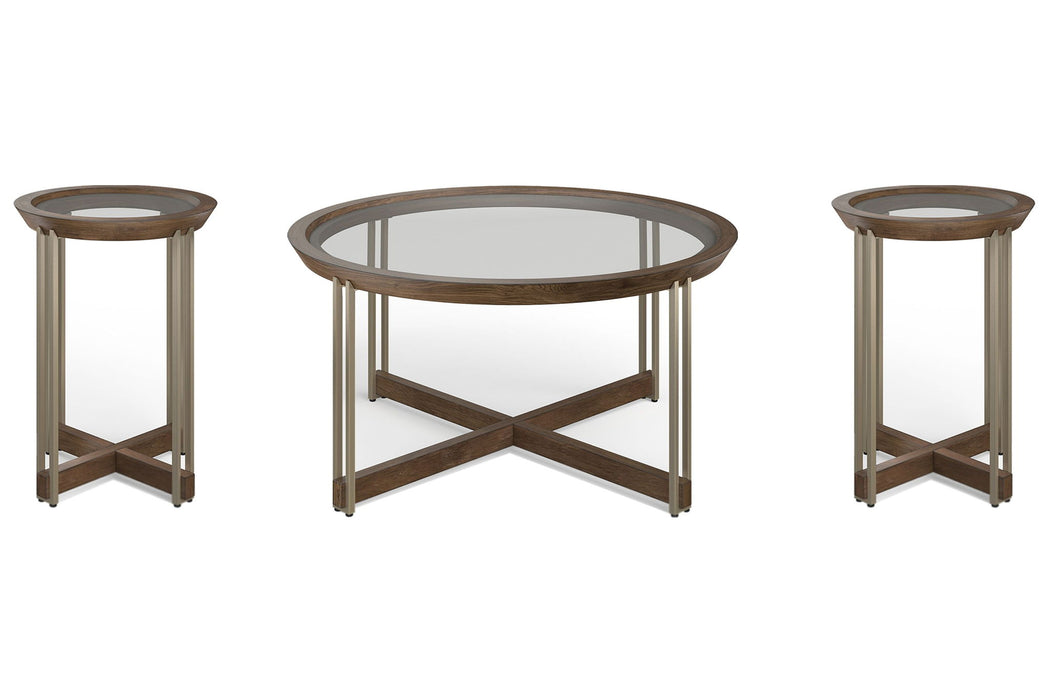Elora - Round Cocktail Table Set