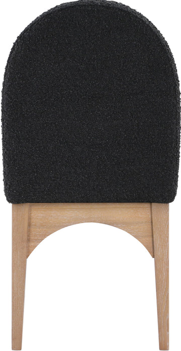 Waldorf - Boucle Dining Side Chair With Natural Legs