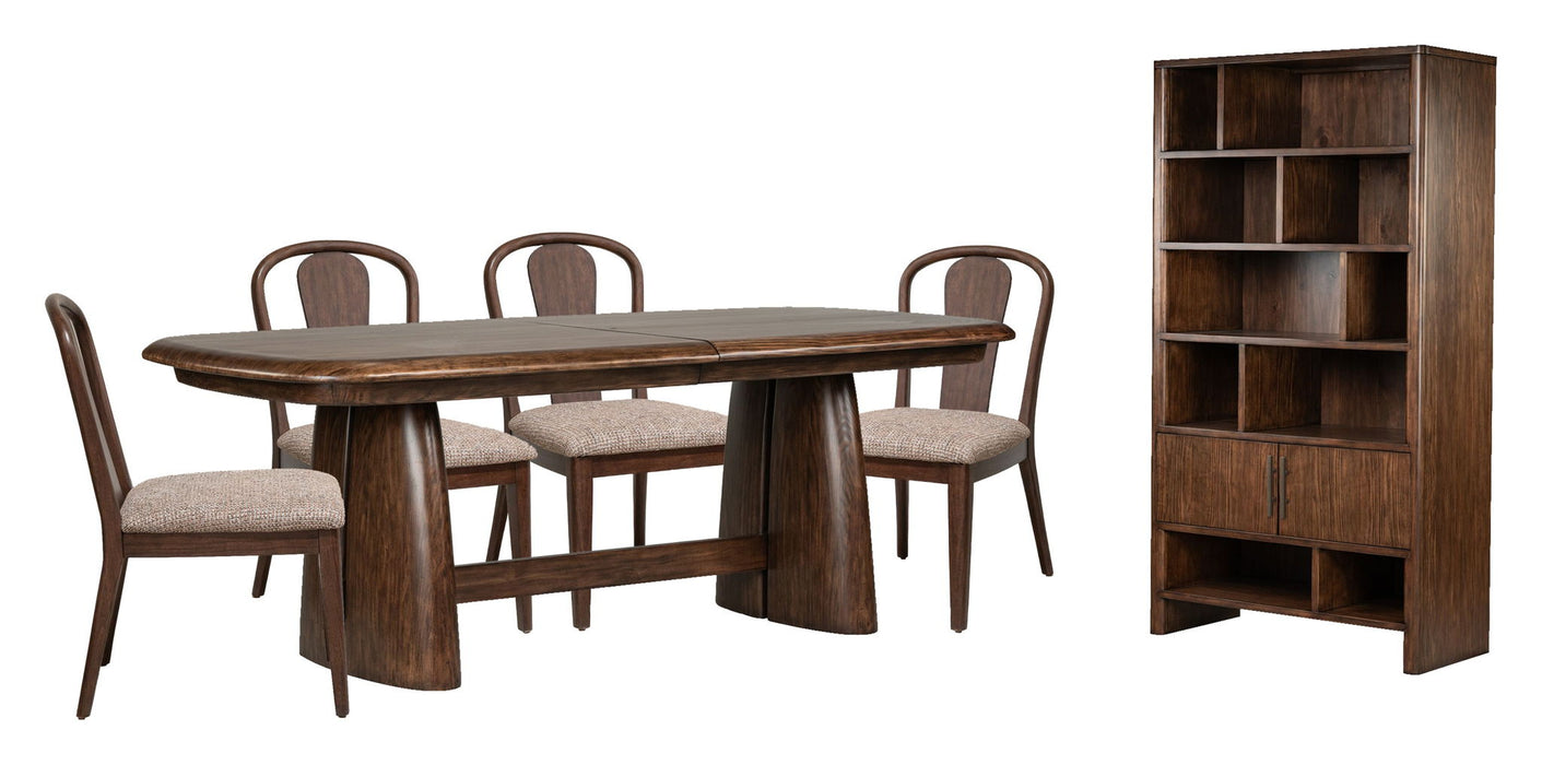Belville - Extendable Trestle Dining Table Set