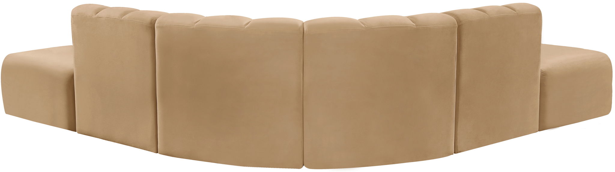 Arc - Velvet 6 Piece Corner Modular Sofa