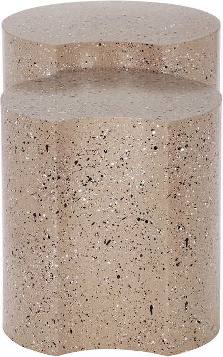 Dimple - Modular End Table - Terazzo Finish