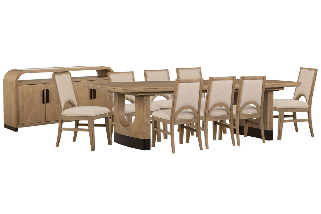 Tristan - Extendable Trestle Dining Table Set
