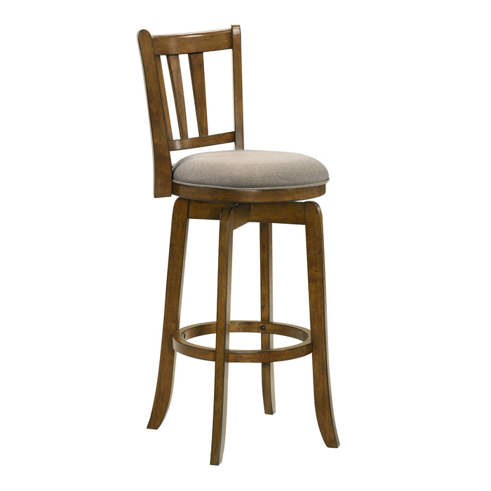 Wren - Modern Farmhouse Swivel Wood Bar Height Kitchen Bar Stool