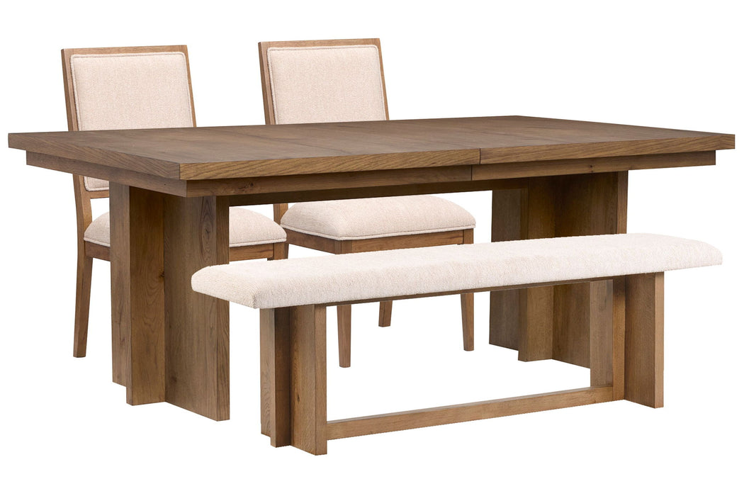 Marcel - Extendable Trestle Dining Table Set