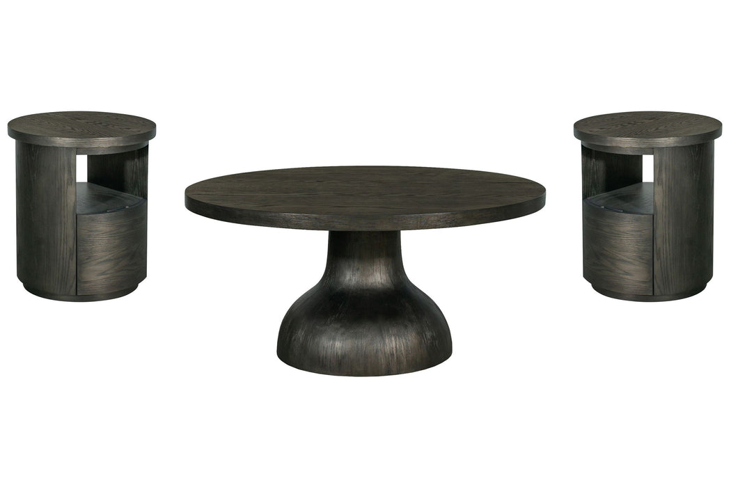 Bosley - Round Cocktail Table Set